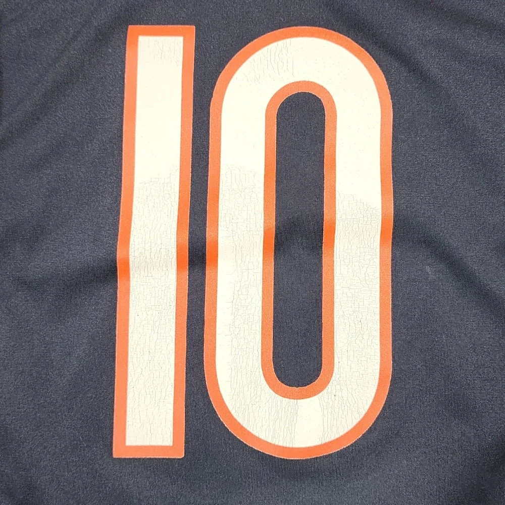 Nike Chicago Bears Mitchell Trubisky Youth Medium 10/12 Navy Blue Jersey